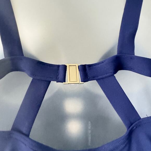 Nip Tuck Swimsuit Womens 6 Blue One Piece Built in Bra Bikini Beachy Pool - Picture 11 of 11